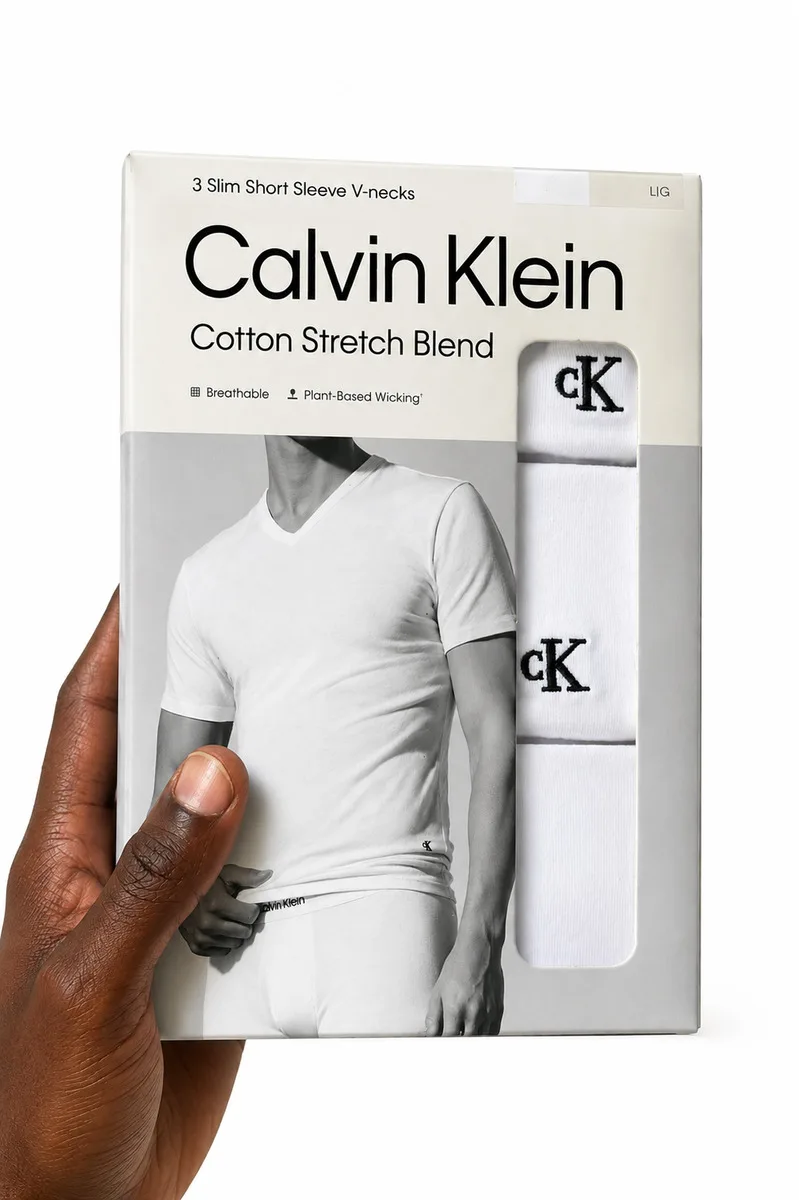Calvin Klein V-Neck T-Shirts 3-Pack